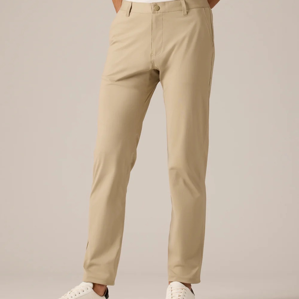 Rhône Men's Khaki Commuter Pants Sz 35 waist 32 inseam PERFECT!